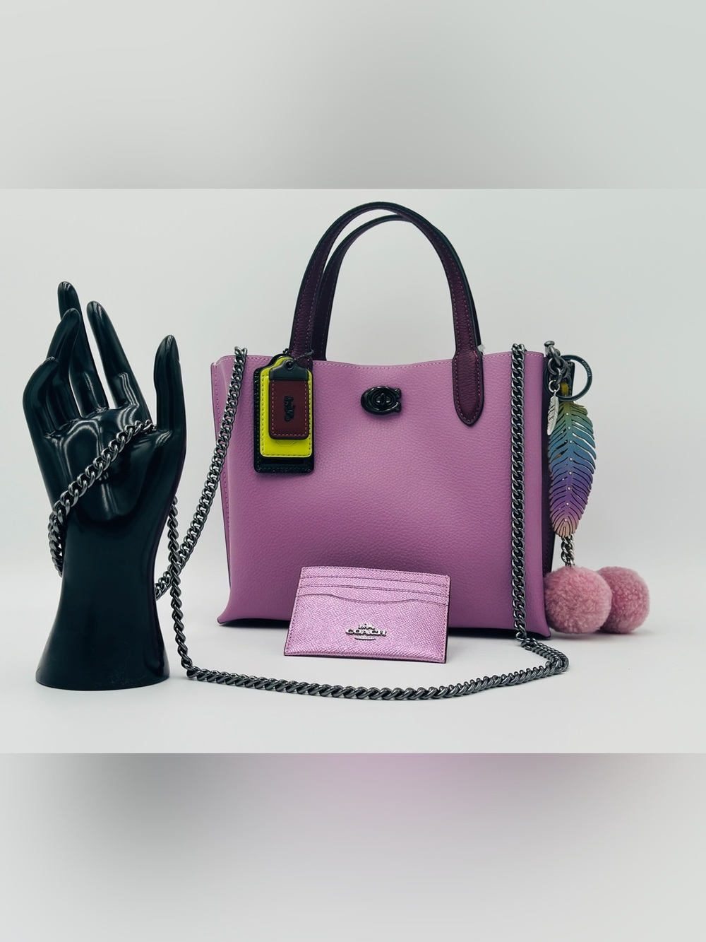 Coach Willow Tote 24 /VIOLET ORCHID